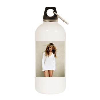 Jennifer Lopez White Water Bottle With Carabiner