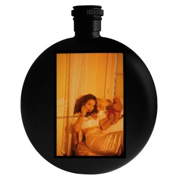 Jennifer Lopez Round Flask