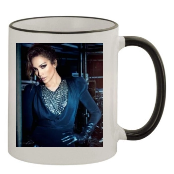 Jennifer Lopez 11oz Colored Rim & Handle Mug