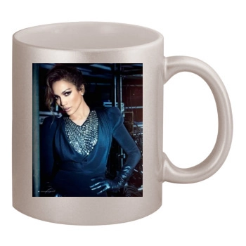 Jennifer Lopez 11oz Metallic Silver Mug