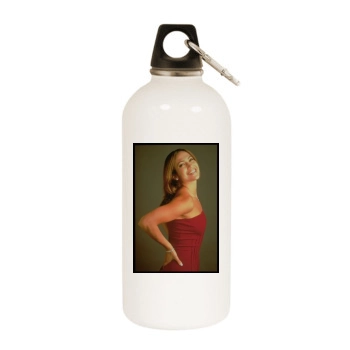 Jennifer Lopez White Water Bottle With Carabiner