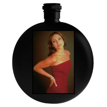 Jennifer Lopez Round Flask