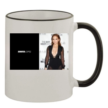 Jennifer Lopez 11oz Colored Rim & Handle Mug