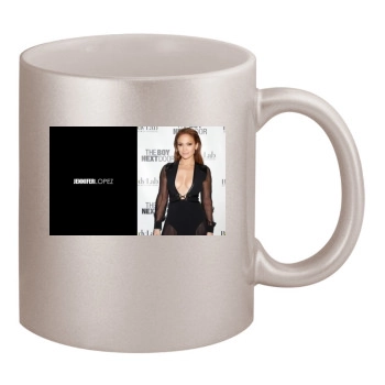 Jennifer Lopez 11oz Metallic Silver Mug