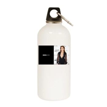 Jennifer Lopez White Water Bottle With Carabiner