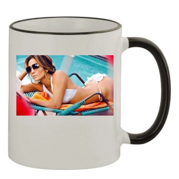 Jennifer Lopez 11oz Colored Rim & Handle Mug