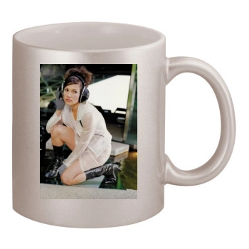 Jennifer Lopez 11oz Metallic Silver Mug