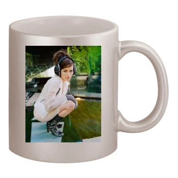 Jennifer Lopez 11oz Metallic Silver Mug