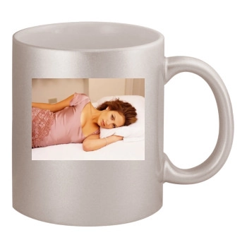 Jennifer Lopez 11oz Metallic Silver Mug