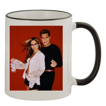 Jennifer Lopez 11oz Colored Rim & Handle Mug