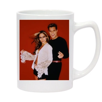 Jennifer Lopez 14oz White Statesman Mug