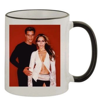 Jennifer Lopez 11oz Colored Rim & Handle Mug