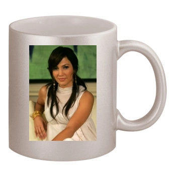 Jennifer Lopez 11oz Metallic Silver Mug