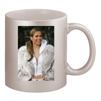 Jennifer Lopez 11oz Metallic Silver Mug