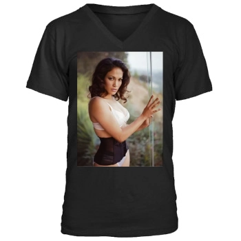 Jennifer Lopez Men's V-Neck T-Shirt