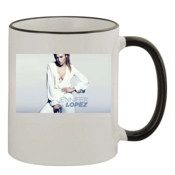 Jennifer Lopez 11oz Colored Rim & Handle Mug