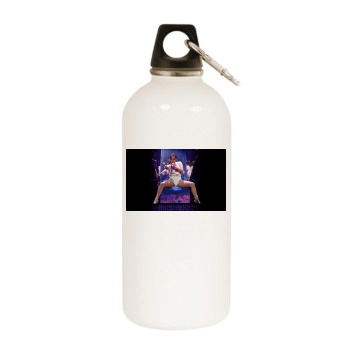 Jennifer Lopez White Water Bottle With Carabiner