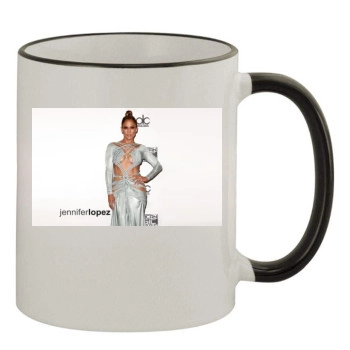 Jennifer Lopez 11oz Colored Rim & Handle Mug