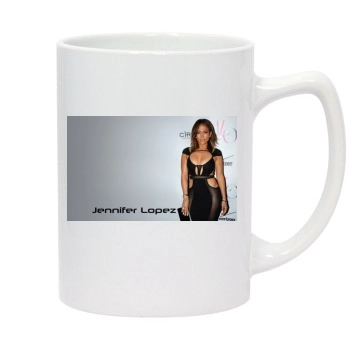 Jennifer Lopez 14oz White Statesman Mug