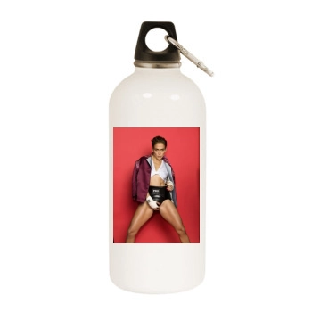 Jennifer Lopez White Water Bottle With Carabiner