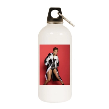 Jennifer Lopez White Water Bottle With Carabiner