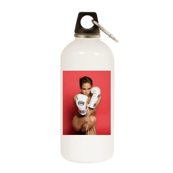 Jennifer Lopez White Water Bottle With Carabiner