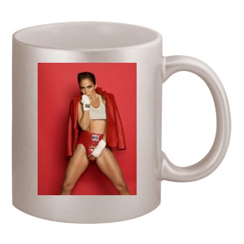 Jennifer Lopez 11oz Metallic Silver Mug