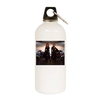 Jennifer Lopez White Water Bottle With Carabiner