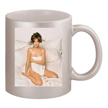 Jennifer Love Hewitt 11oz Metallic Silver Mug