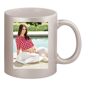 Jennifer Love Hewitt 11oz Metallic Silver Mug