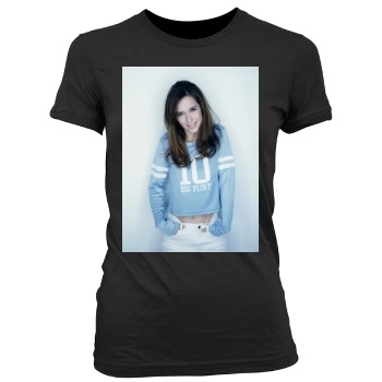 Jennifer Love Hewitt Women's Junior Cut Crewneck T-Shirt