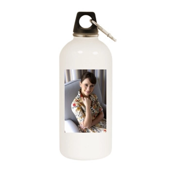 Jennifer Love Hewitt White Water Bottle With Carabiner