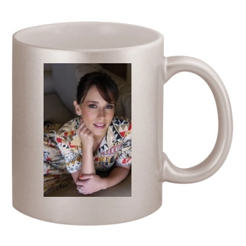 Jennifer Love Hewitt 11oz Metallic Silver Mug