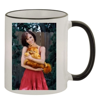 Jennifer Love Hewitt 11oz Colored Rim & Handle Mug