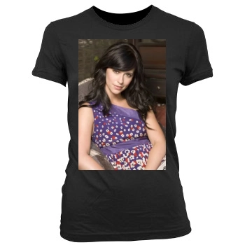 Jennifer Love Hewitt Women's Junior Cut Crewneck T-Shirt