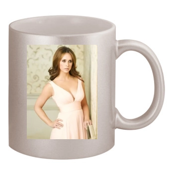 Jennifer Love Hewitt 11oz Metallic Silver Mug