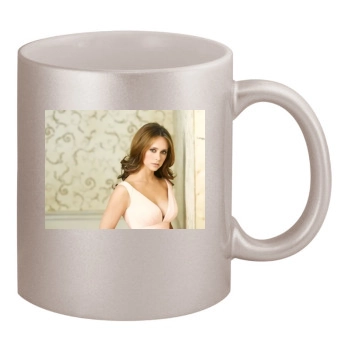 Jennifer Love Hewitt 11oz Metallic Silver Mug