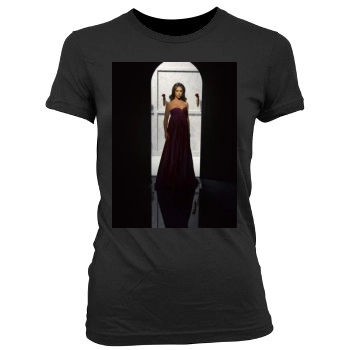 Jennifer Love Hewitt Women's Junior Cut Crewneck T-Shirt