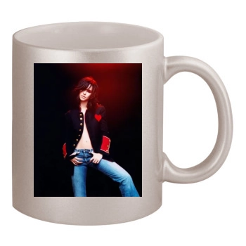 Jennifer Love Hewitt 11oz Metallic Silver Mug