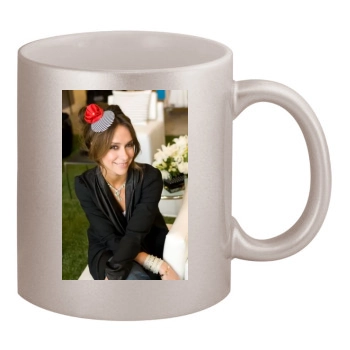 Jennifer Love Hewitt 11oz Metallic Silver Mug