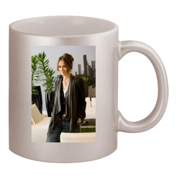 Jennifer Love Hewitt 11oz Metallic Silver Mug