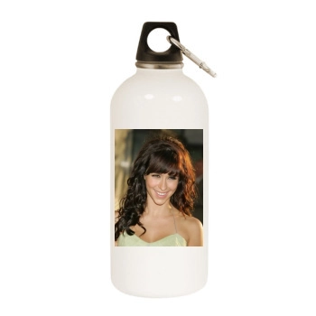 Jennifer Love Hewitt White Water Bottle With Carabiner