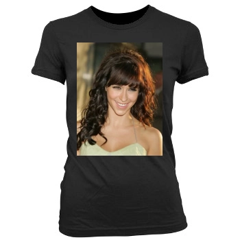 Jennifer Love Hewitt Women's Junior Cut Crewneck T-Shirt