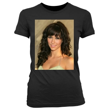 Jennifer Love Hewitt Women's Junior Cut Crewneck T-Shirt