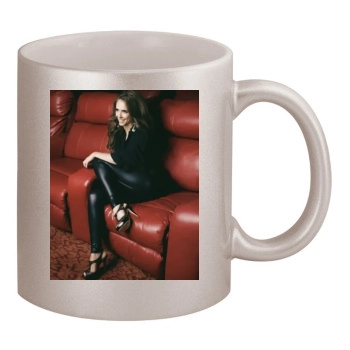 Jennifer Love Hewitt 11oz Metallic Silver Mug