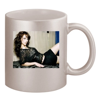 Jennifer Love Hewitt 11oz Metallic Silver Mug