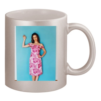 Jennifer Love Hewitt 11oz Metallic Silver Mug