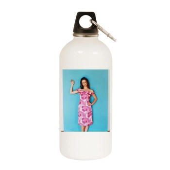 Jennifer Love Hewitt White Water Bottle With Carabiner