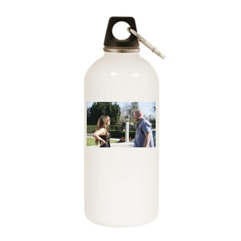 Jennifer Love Hewitt White Water Bottle With Carabiner