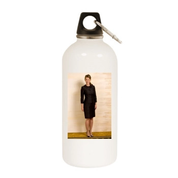 Jennifer Love Hewitt White Water Bottle With Carabiner